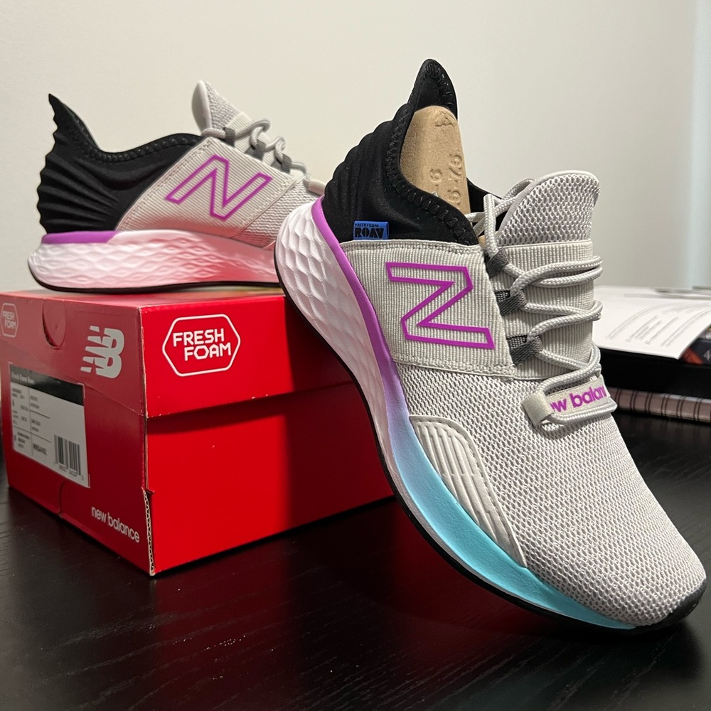 NEW BALANCE Fresh Foam Roav Women Grey Blue ✨